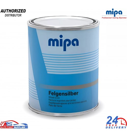 MIPA Felgensilber Wheel Silver 1L – Durable Synthetic Alloy Paint